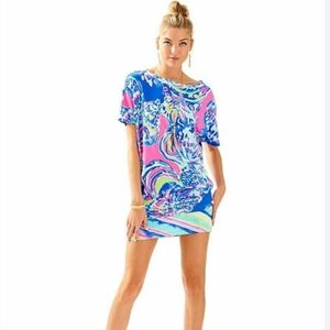 Lilly Pulitzer Lowe Dress Coastal Retreat Size Large